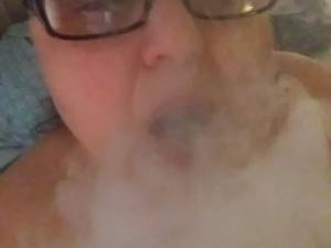 Click to play video BBW Blows Clouds & Cock - Are You High?